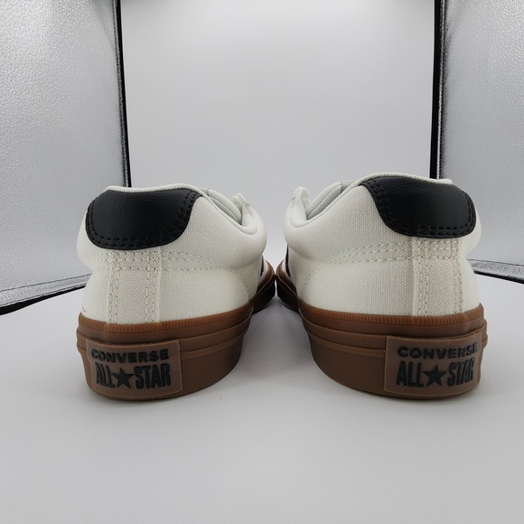 Converse Sport Casual Ox‎ Shoes Mens 10 White Black Low Sneakers NEW PLS READ - Picture 7 of 11